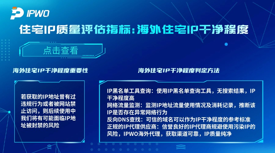 住宅IP质量评估指标,海外住宅IP干净程度,代理ip官网,全球ip代理,海外代理ip排行榜,好的国外ip代理,海外住宅ip哪里买,怎样获取美国住宅ip
