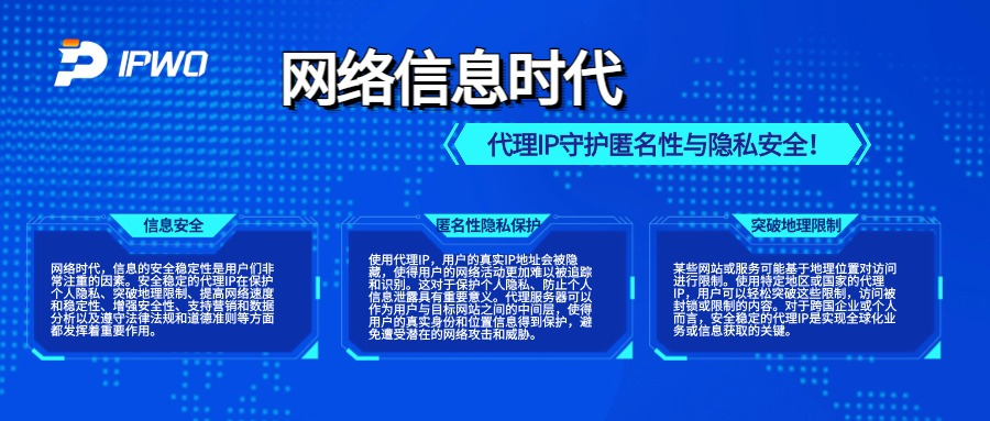 网络信息时代,代理IP守护匿名性与隐私安全,代理ip官网,全球ip代理,海外代理ip排行榜,好的国外ip代理,海外住宅ip哪里买,怎样获取美国住宅ip